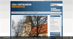 Desktop Screenshot of cdu-nienberge.de